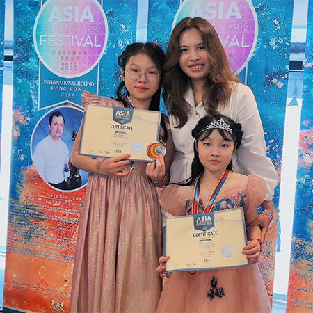 รางวัลจากเวทีระดับนานาชาติ Asia Students Art Festival 2026