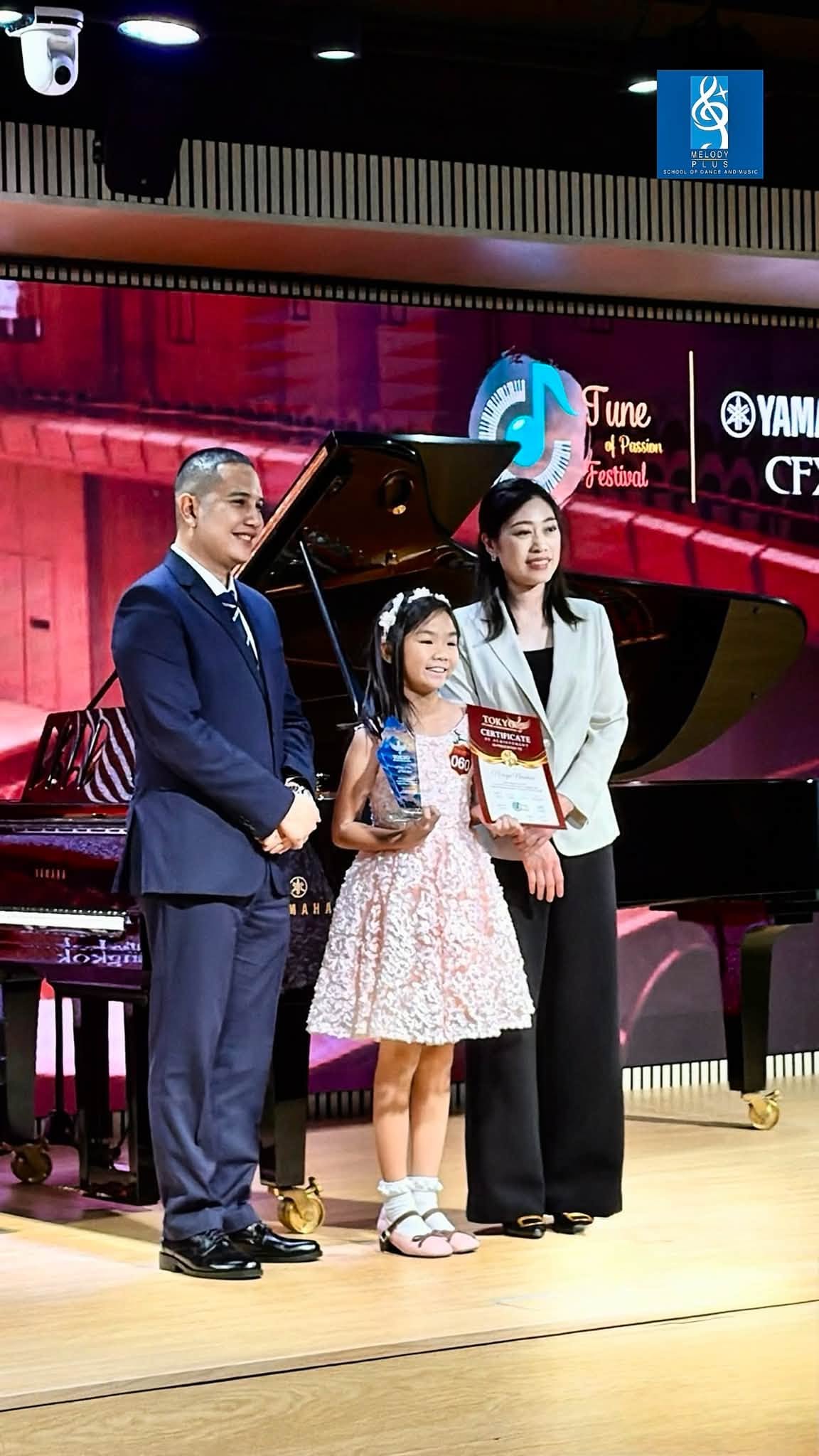 🎉 ขอแสดงความยินดีกับ น้องมิน นักเรียนเปียโนของ ครู Cindy 🎹✨