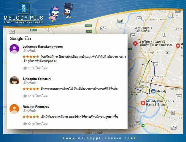 MelodyPlus, MusicSchool, โรงเรียนดนตรี, โรงเรียนสอนดนตรี, สถาบันดนตรี, สถาบันสอนดนตรี, หลักสูตรดนตรี, ดนตรี,ดนตรีเด็กเล็ก, สอนดนตรี, สอนเต้น, สอนเปียโน, piano, สอนกีตาร์, guitar, สอนไวโอลิน, violin, สอนบัลเลย์, ballet, ปิ่นเกล้า,เด็กอนุบาล, ของเด็กน้อย, เด็กน้อย, เซ็นทรัลปิ่นเกล้า, Central Pinklao, โรงเรียนสอนร้องเพลงเด็ก, สอนร้องเพลง, เด็ก,  รีวิวจาก google ที่ผู้ปกครองของนักเรียนโรงเรียนเมโลดี้พลัสล้วนเท่ใจให้สุดๆเลย ให้คะแนน 5 ดาวเต็มพร้อมกับรีวิวเล็กๆ น้อยๆที่รับรองได้ว่า โรงเรียนเมโลดี้พลัสสามารถพัฒนาทักษะของผู้เรียนได้ดีมากๆค่ะ