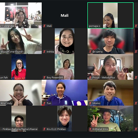 บรรยากาศการแลกเปลี่ยนเคล็ดลับการเรียนการสอน