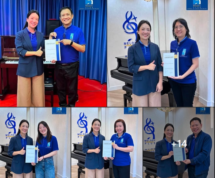 🎉 ขอแสดงความยินดีกับครูผู้ผ่านการรับรองมาตรฐานภายใน MelodyPlus ประจำปี 2026 ✨